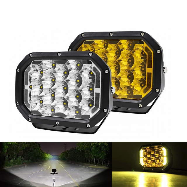 5x7 LED de LED retângulo com DRL JG-947