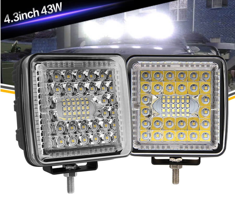 Luzes de trabalho LED de 4 polegadas para o caminh&atilde;o JG-957F Detalhes