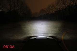 usando barra de luz LED