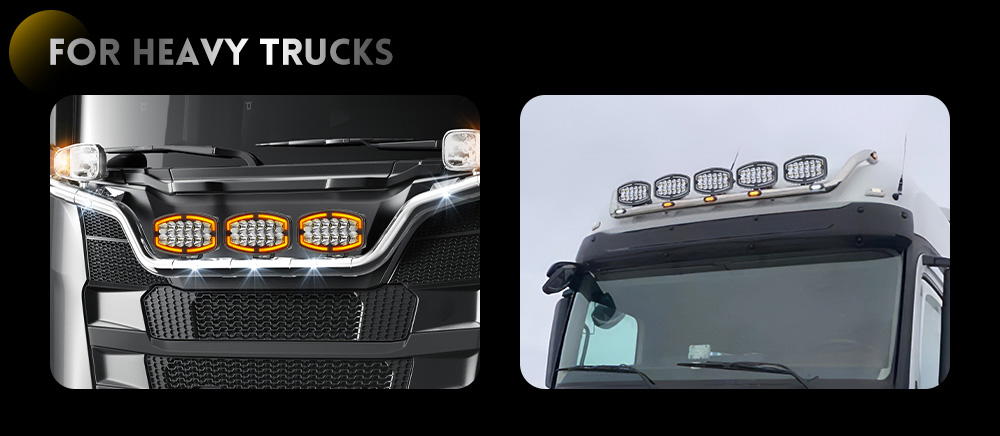 Luzes de trabalho fora da estrada