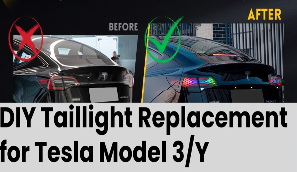 Substituição da luz traseira DIY para Tesla Modelo 3/Y: Garanta a segurança e evite reparos dispendiosos