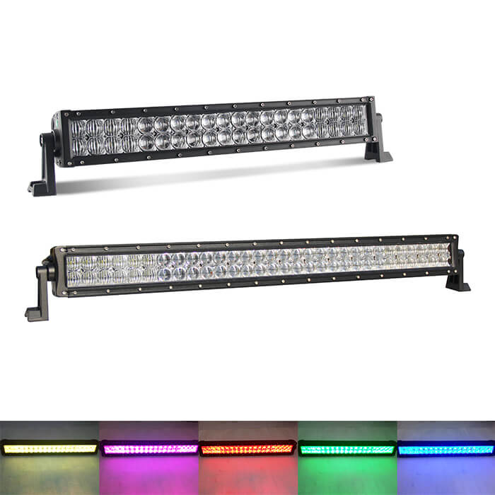 Jeep RGB Linha dupla 22-52 polegadas Barra de luz LED JG-9624R