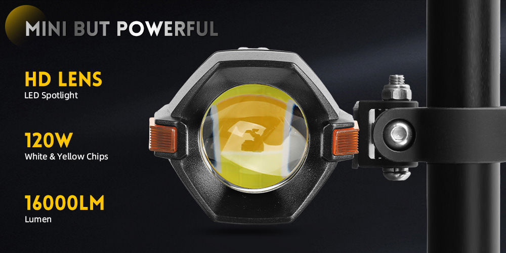 motocicleta de luzes auxiliares