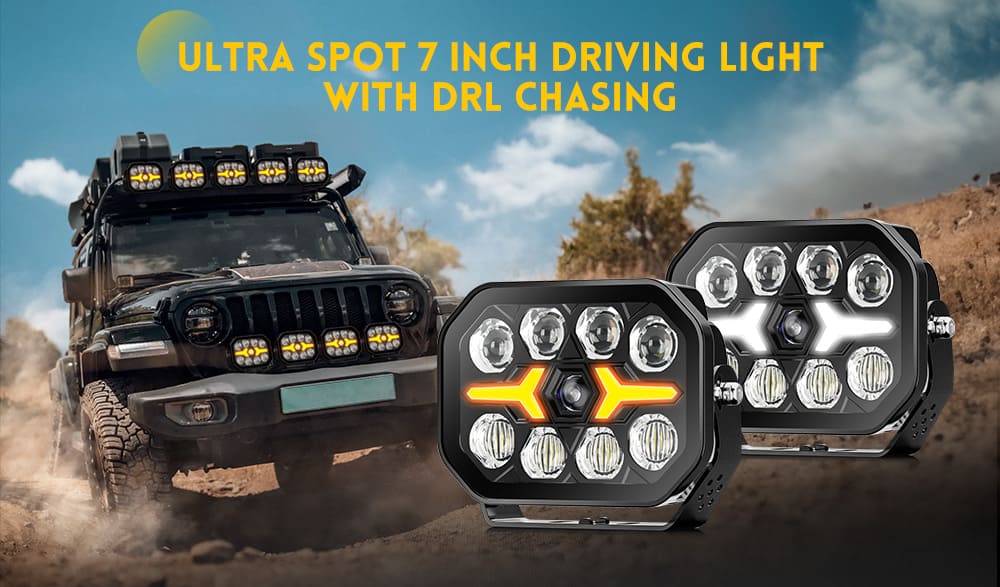 Luzes de condu&ccedil;&atilde;o fora da estrada